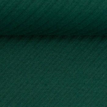 Jacquard Jersey Sarina, Diagonale Streifen, dunkelgrün